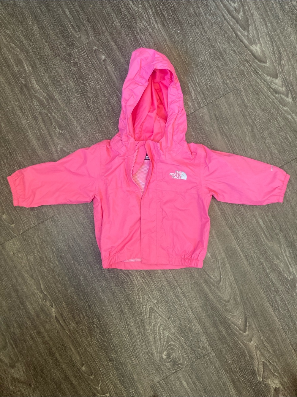 The North Face Pink Raincoat 3-6M